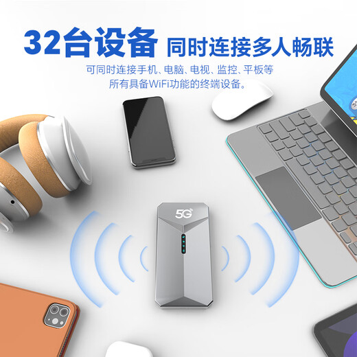 牧歌真5g随身wifi6千兆双频免插卡便携式cpe路由器适用车载上网卡移动联通高速流量上网宝mifi通用 【真5G旗舰版】石墨灰-WiFi6网速300m/s