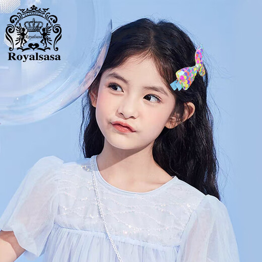 Royal sasa royal sasa princess ocean world hairpin bow hairpin little girl children's clip set hair accessories