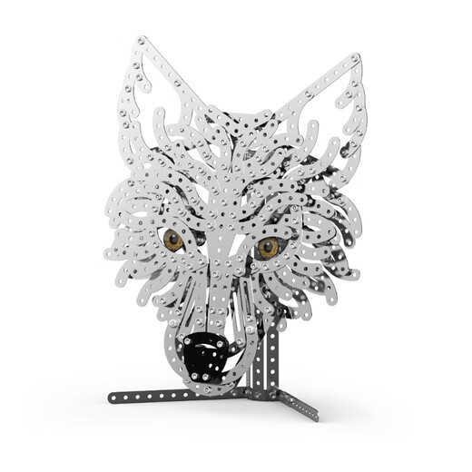 Bellflower Metal Puzzle 3d Style chinois Haute difficulté des blocs de construction domestiques incompilés 3D Assemblage de puzzle tridimensionnel à la main