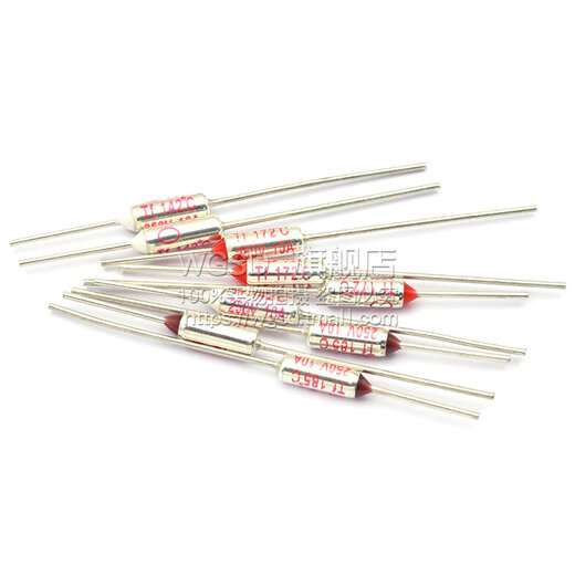 Dafuri rice cooker temperature fuse fuse fuse accessories TF protection temperature control 185 degrees 10A 250V TF thermal protection RY-230 degrees 10A 250V (5 pieces)