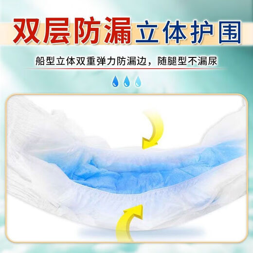 Yue Qianqiu summer thin adult pull-up pants elderly diapers men and women underwear type diaper wet protection M80 tablets
