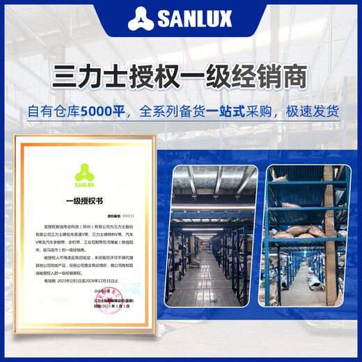 三力士（SANLUX）3v型三角带外周长1854-2794抗静电耐油热高速传动工业皮带 3V9859N2500La