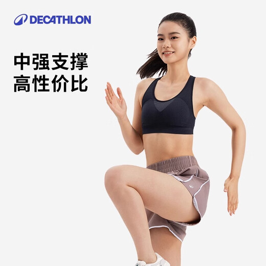 Decathlon Sports Bra Women's Medium Intensity Yoga External Wear Breathable Y Back Bra-5513014