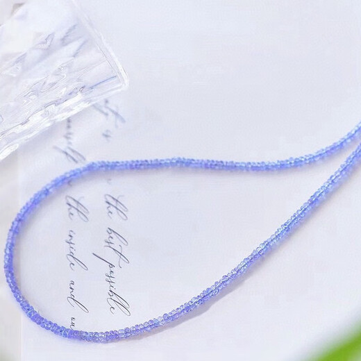 Guran 2025 latest natural tanzanite clavicle chain original design retro personalized necklace high-end necklace with 18k gold buckle inlaid