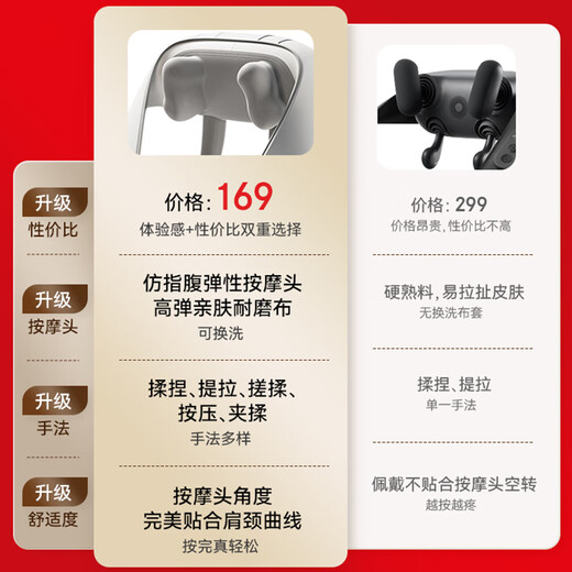 Jingdong Tokyo-made cervical spine massager P7 soothing version cervical spine massager shoulder, neck, waist and back massager full body kneading shoulder massager neck birthday gift for women