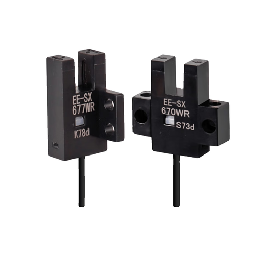欧姆龙（OMRON）U槽型光电开关EE-SX672 671 670 673 674 A P R一WR 传感器 EE-SX670P-WR(自带导线)