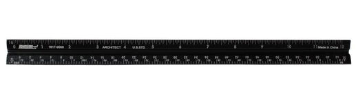 Johnson Level & Tool 1817-0000 Architect Triangular Scale, Black, 1 Scale