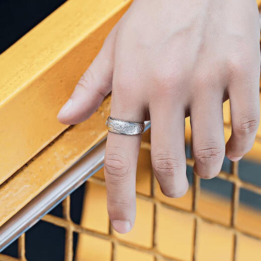 ARY transfer S999 sterling silver ring for men and women, single ring, fashionable man's personalized Pixiu open ring for men and women, domineering Pixiu ring