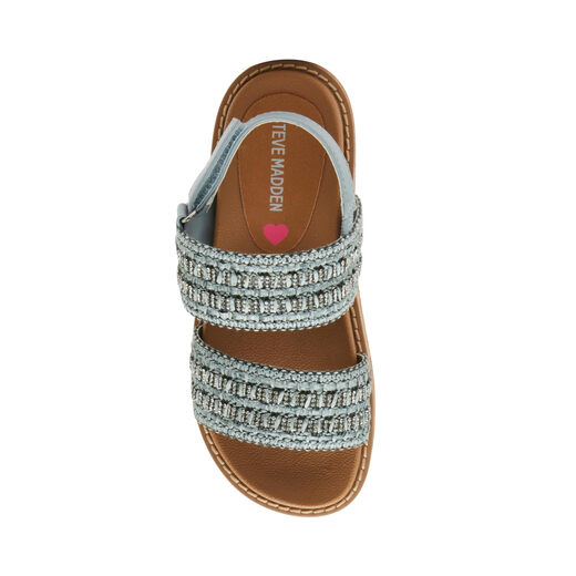Steve Madden girls stroller sandals, robin blue, 1 kid robin blue 1 kid