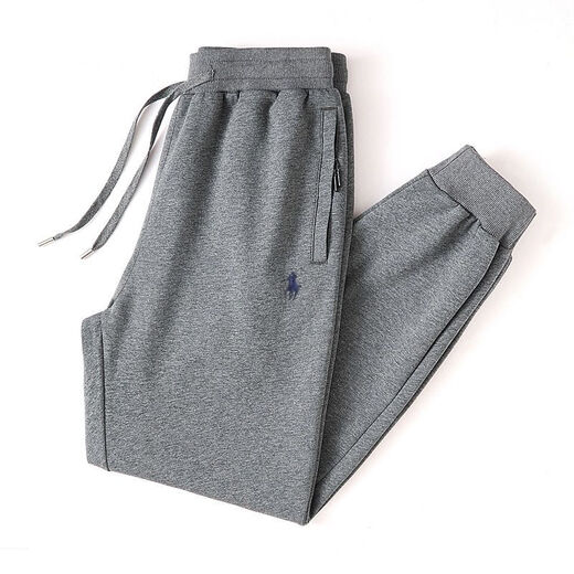 POLO SPORT American Ralph Lauren 2025 Spring New Horse Logo Embroidered Pure Cotton Loose Casual Pants Large Size Trousers Navy/Straight XL