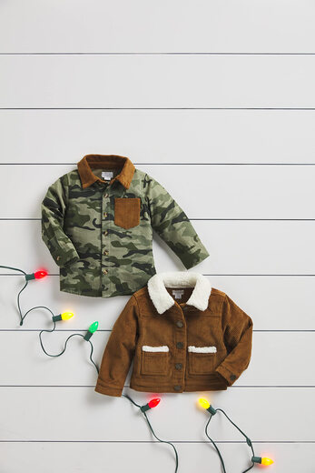 Mud Pie Boys Camo Jacket, Camo Camo Large