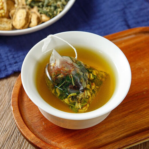 千季芷正品葛根苦瓜桑叶子玉米须茶青钱柳中老年喝的茶苦瓜提取物独立装 [真材实料/独立三角包] 玉米须苦瓜葛根桑叶茶[100包]