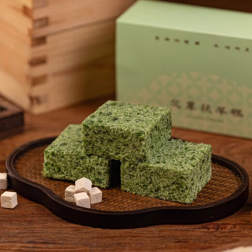 
Mr. Yang Mugwort and Poria Cake Hangzhou Specialty Traditional Handmade Pastry Snacks Snacks Food Specialty 684g Directly From Source