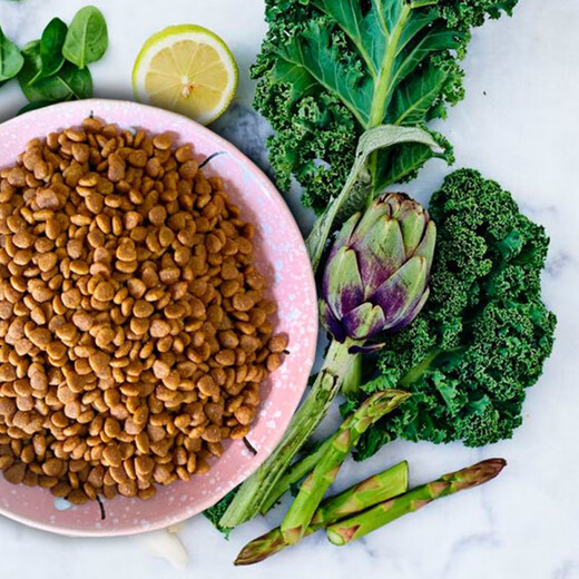 OIMG A-Xing No. 1 Vegan General Cat Food for Kittens, Wheat-flavored Seaweed Flavor, Easy to Digest, Bright Fur Balls, Zhaifo Temple No. 1 Wheat-flavored Seaweed Cat Food, 5 Jin Jin equals 0.5 kg (1 bag)