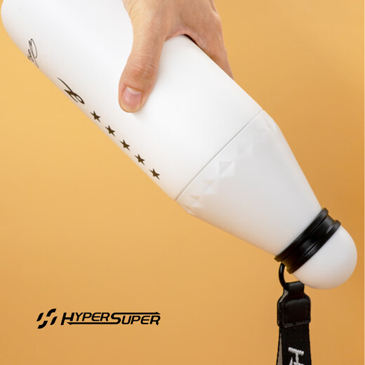 HYPERSUPER Lin Dan's signature limited edition badminton sports kettle large capacity hot and cold sports direct drinking water cup + badminton baby black 1 piece 700ml with badminton baby