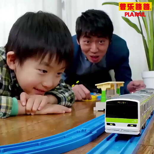 多美（TAKARA TOMY）多美卡火车模型普乐路路电动三节火车头儿童玩具新干线高铁男孩礼 S-39银河观光旅行列车158998