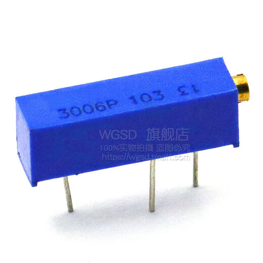 Dafuri 3006P precision multi-turn adjustable potentiometer 103 100R 1K 2K5K10K20K50K100K 5K-502 (2 pieces)