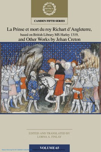 
Book La Prinse et mort du Roy Richart d'Angleterre, based on British Library MS Harley 1319, and O