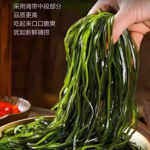 鲜海带 盐渍海带丝 海带凉拌菜鲜嫩 盐渍海带丝2.5kg
