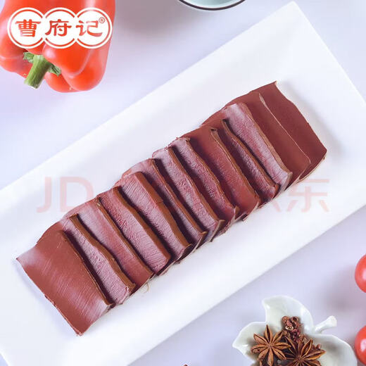 Fresh sheep blood 300g/box Hot pot ingredients barbecue ingredients supermarket fresh semi-finished products 2 boxes/600g