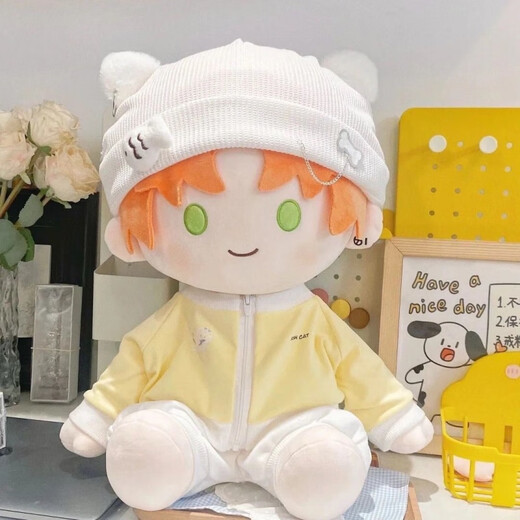 40cm cotton baby doll sitting position attribute Ichiban doll clothes centimeter doll replacement set Blue Star Sleeping Fish (top + pants) 40cm sitting position doll (doll not included)