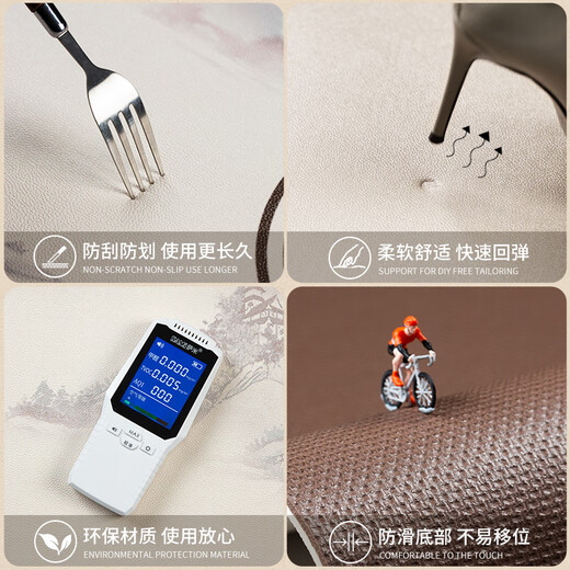 ZOCI Eingangsbodenmatte, Fußmatte, Haushaltstür, wischfrei, PVC, chinesischer Stil, goldgelb, Feng Shui-Tür, scheuerfreier Mund, Jinyumantang-Gold-12162, 120 x 140 cm. Schichtweise Prüfung für Sicherheit und Umweltschutz