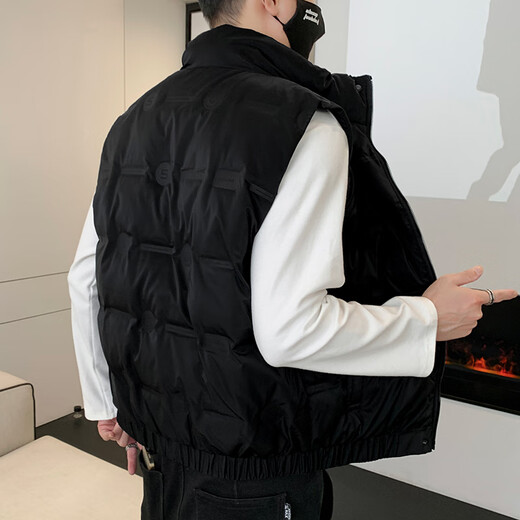 NAIKE AIR official website NK brand vest men's new winter trendy white duck down warm youth casual khaki M