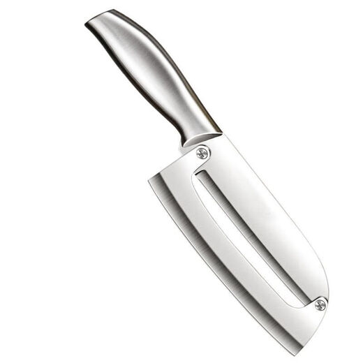 Schälmesser aus Edelstahl zum Schälen von Zuckerrohr, Küche, multifunktionales Schälen, spezielles Haushaltsartefakt, verdickter Salat, Kürbisschälen, vergrößertes und verdicktes, feines, geschmiedetes, scharfes Schälmesser aus Stahl, 1 Stück