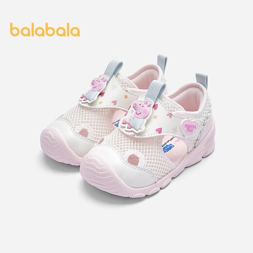 Balabala Baby Girl Toddler Shoes Baby Shoes 2025 Summer Peppa Pig IP Mall Same Style 204225144003
