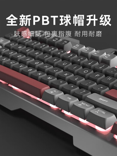 
Razer computer universal boys' keyboard and mouse headphones three-piece set wired Internet bar desktop computer keyboard and mouse mechanical e-sports game special Dragon Year red single keyboard [knob version]