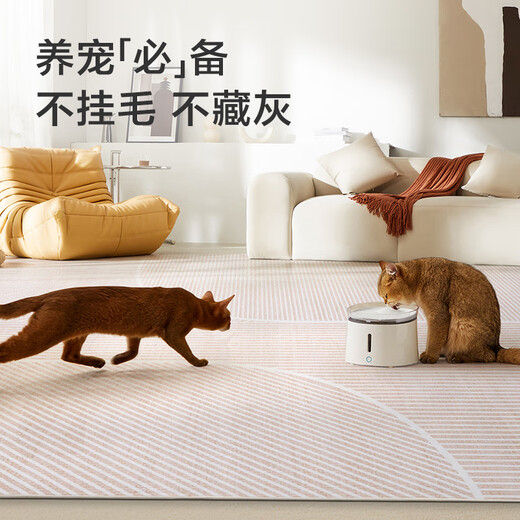Made in Tokyo, living room carpet, bedroom modern simple Nordic light luxury anti-slip coffee table carpet earth-200*300cm