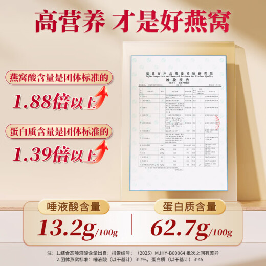 关德兴香港宝芝林干燕窝干盏礼盒 特级官盏50g 孕妇滋补端午节礼物