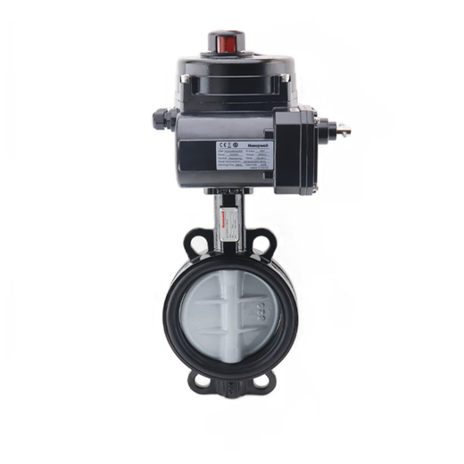 Honeywell electric two-way butterfly valve actuator proportional integral regulating valve switch water valve clamp flange valve DN300+NOM-5B-E (DN300)