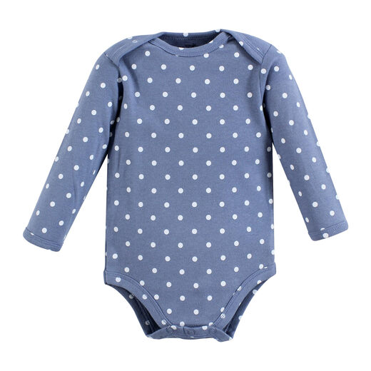 Touched by Nature Unisex Baby Organic Cotton Long Sleeve Bodysuit Bubblegum Floral 9-12 Months