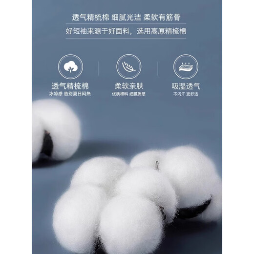 FOSEKI高端奢侈品牌男装纯棉刺绣短袖t恤男士夏季薄款2025新款宽松大码 白 659 L 【125-145斤】