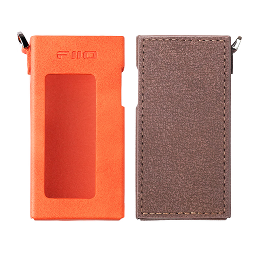 Customized eco-friendly PU protective cover for FiiO RR11 radio SK-RR11 brown