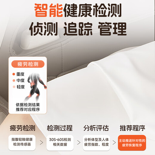 IRest massage chair home state-subsidized flexible guide rail zero-gravity space capsule 2025 top ten brands full body 4D massage automatic parent gift S750pro/S750plus S750pro pearlescent white