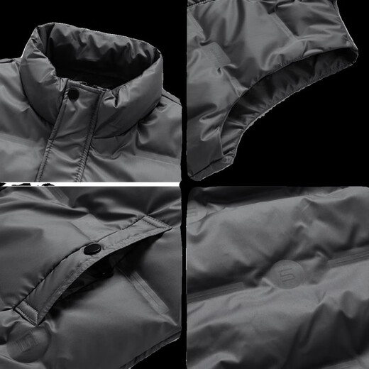 NAIKE AIR official website NK brand vest men's new winter trendy white duck down warm youth casual khaki M