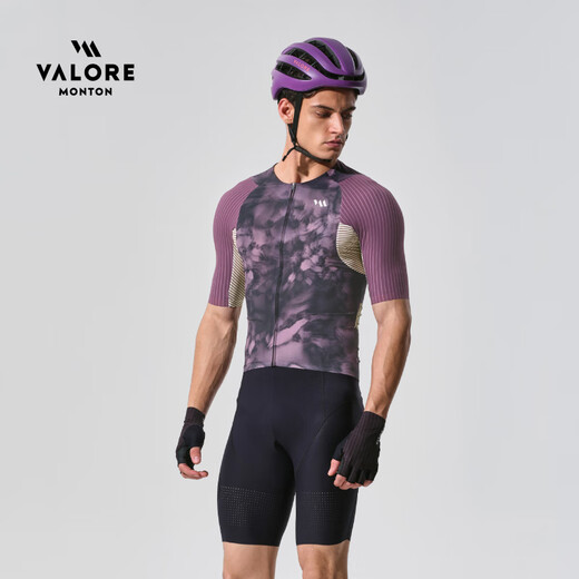 VALORE MONTON summer breathable quick-drying road bicycle AOE cycling jersey dark outdoor dark floral black short top 2XL