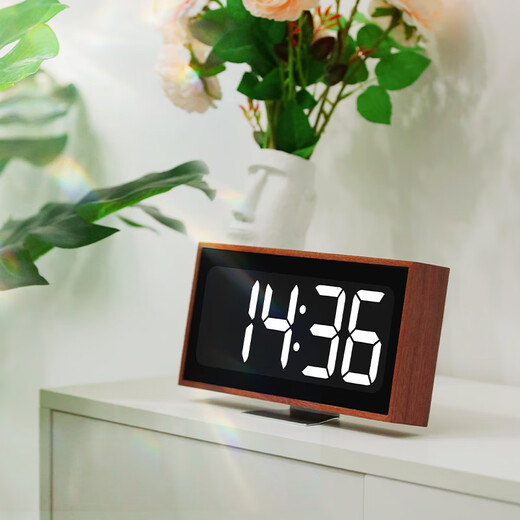 Momen clock, living room, bedroom, home furnishings, desktop clock, large screen, LED desktop, large digital electronic time display