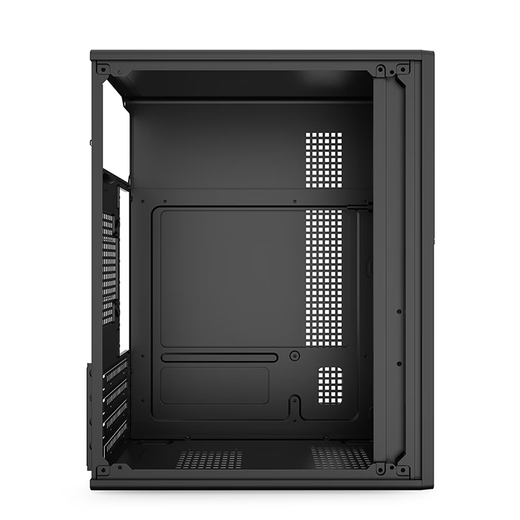 EVESKY积至（EVESKY）灵悦迷你小机箱办公家用电脑机箱（拉丝面板/M-ATX小主板/背线/USB2.0) 家悦X1黑色U3版