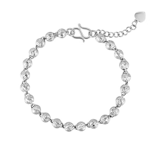 China Gold (CHINA GOLD) platinum PT950 fashionable light bead bracelet multi-faceted platinum bracelet as a birthday gift for your girlfriend Platinum Brilliant Galaxy Bracelet weighs about 8.2g