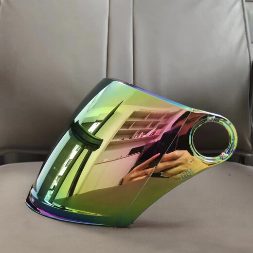 XMSJ helmet lens waterproof and anti-fog universal sun protection high-definition electric motorcycle helmet accessories half helmet windshield mask /.3.2 transparent color-arc length 40cm enhanced version