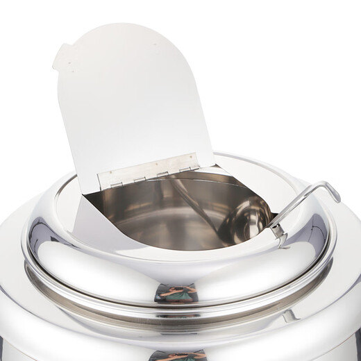 JOBO Stainless Steel Electronic Warming Soup Cooker 13L Large Capacity Insulated Pot Insulated Stove Pot Buffet Supplies