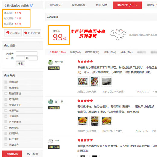 Happy Birthday Fruit Birthday Cake Strawberry for Girlfriend, Parents, Children, Wife, Freshly Customized Birthday Blessings Made in the Same City, Delivered on the Same Day, Popular Fruit Style (Highly Recommended by the Store) 10 Inches (Eating About 5-8 People)