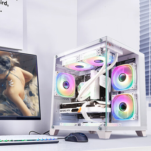 Colorful sea view room i5 12400F/RTX5050 8G RTX3050 independent graphics card game design office computer host desktop assembly machine with six 12400F丨16G丨512G丨5050