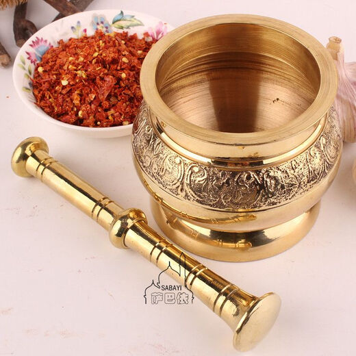 Pakistani copper garlic press garlic press medium pounding jar masher grinding jar multiple specifications No. 1
