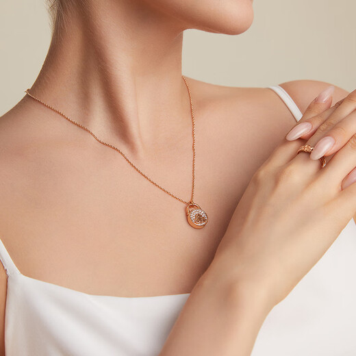 Mysterious blue MYSTELAN is inclusive of all you love, light luxury necklace, women's jewelry, Valentine's Day birthday gift for girlfriend and wife, inclusive of all you love, D type