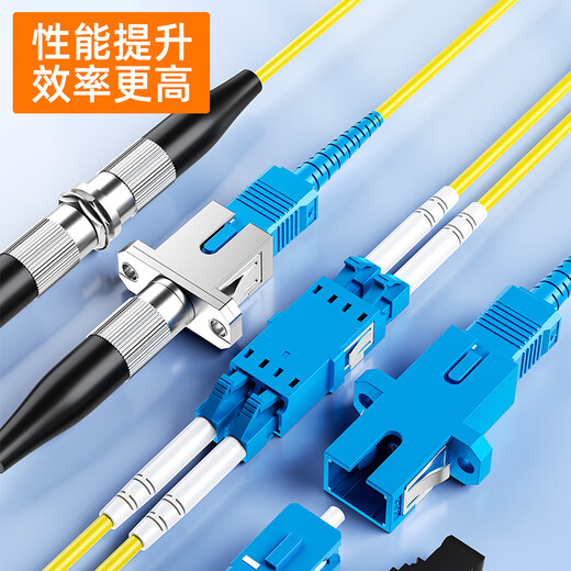 Sai Fiber carrier-grade optical fiber coupler LC interface docking adapter simplex adapter fiber flange docking connector single-mode jumper compatible extension connector