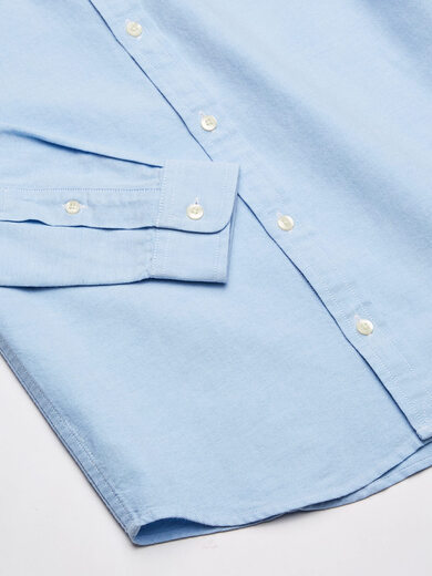 Vineyard vines boys' oxford long-sleeved shirt with whale embroidery design, soft and comfortable, casual and versatile, ocean breeze 2